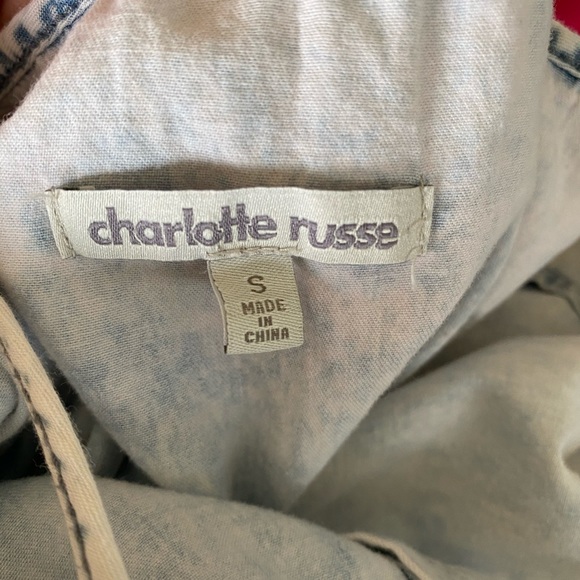 Light Wash Shorts Denim Romper - Picture 3 of 3